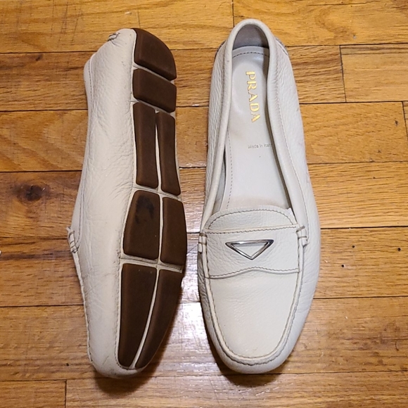PRADA white loafers - Picture 4 of 7